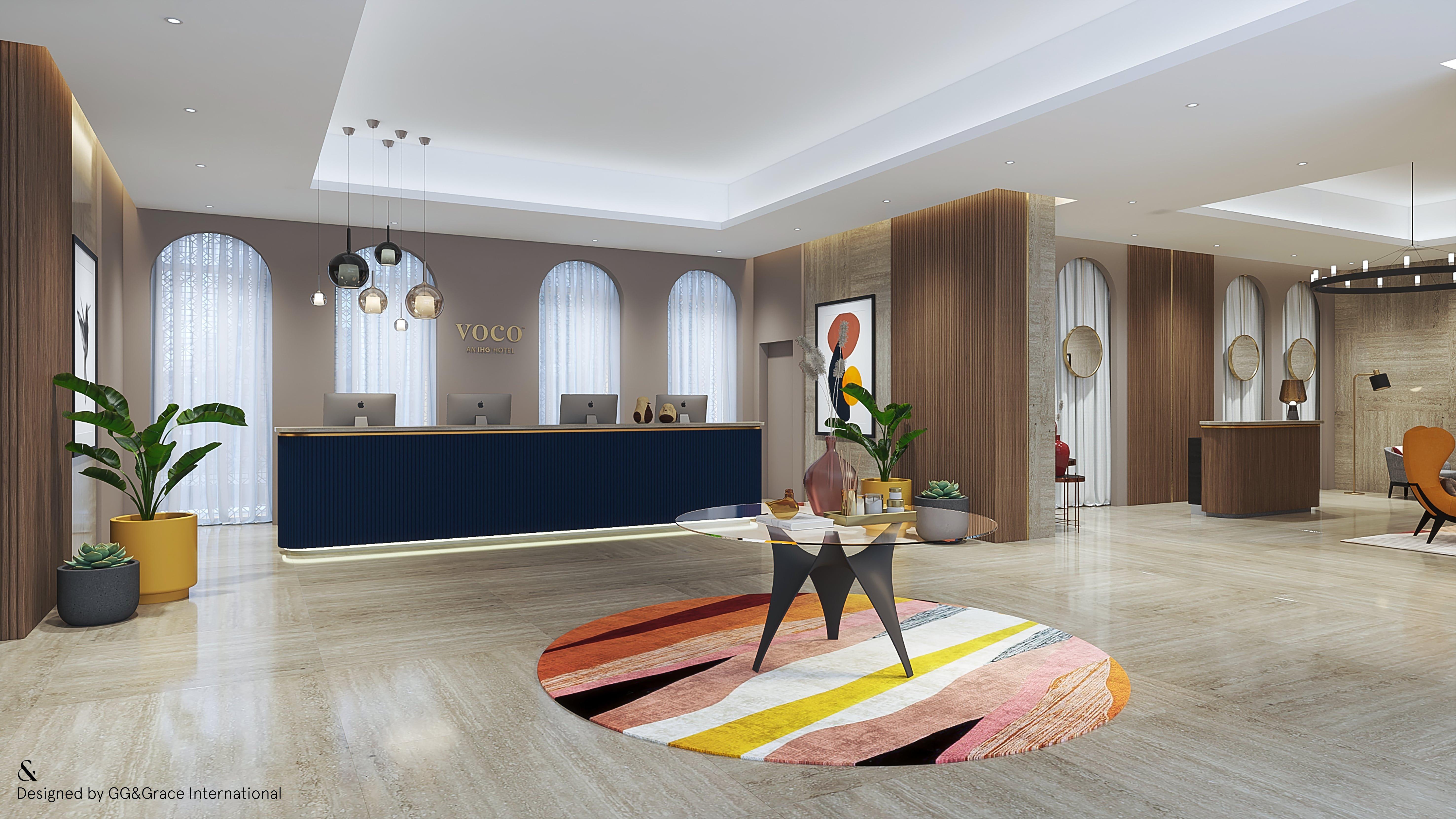 Voco Doha West Bay Suites By Ihg Экстерьер фото The lobby of the hotel