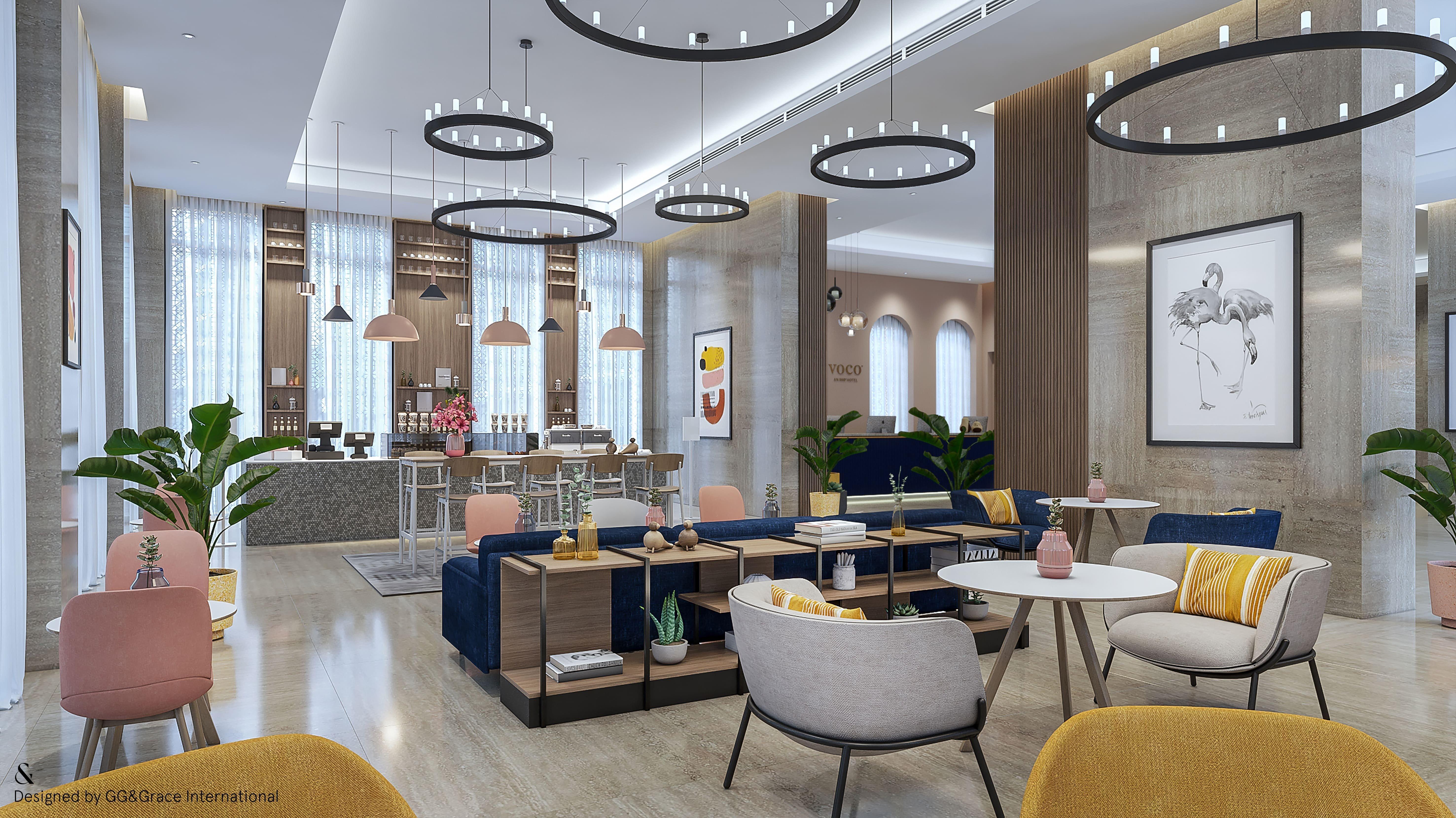 Voco Doha West Bay Suites By Ihg Экстерьер фото The interior of the lounge