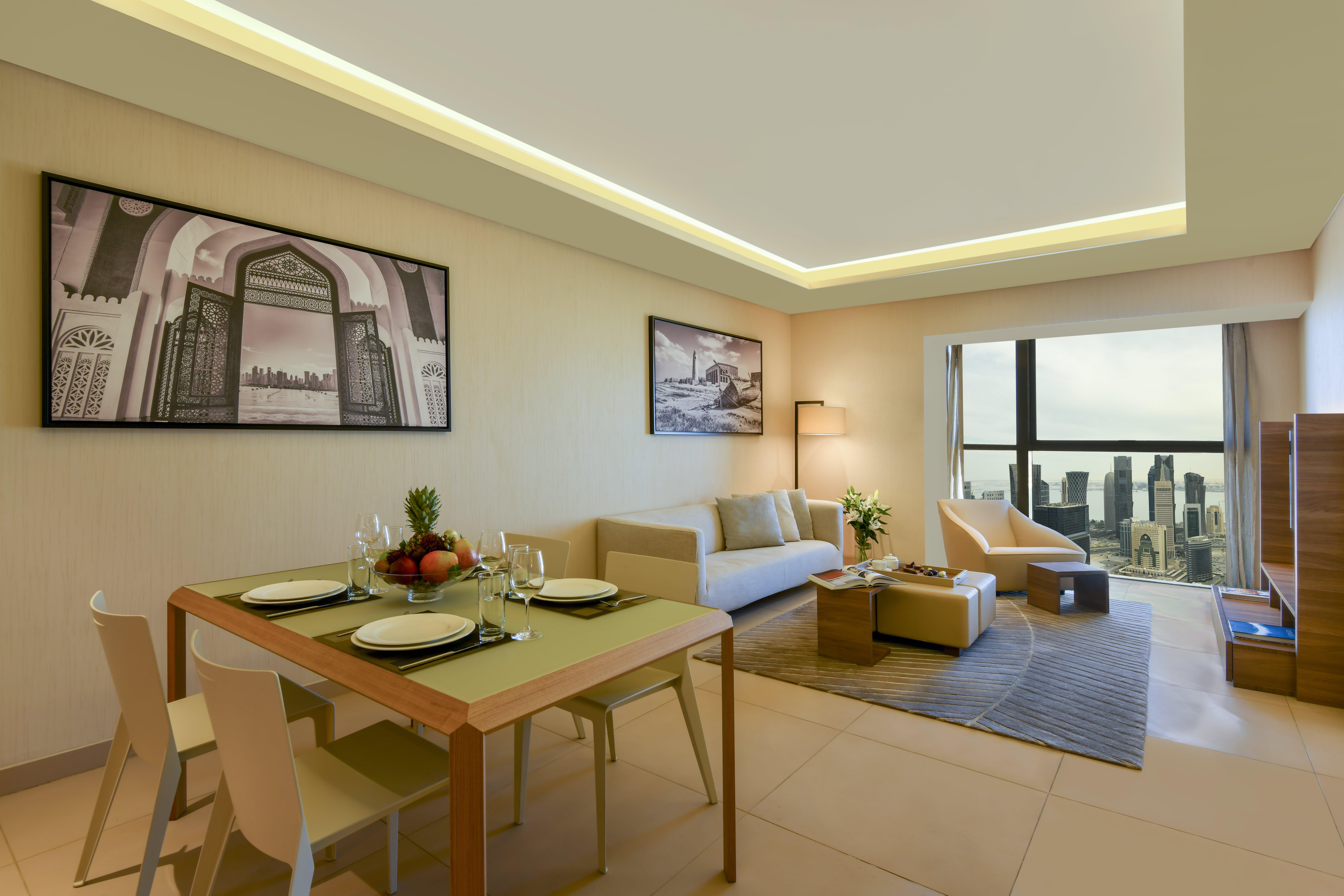Voco Doha West Bay Suites By Ihg Экстерьер фото A typical apartment interior
