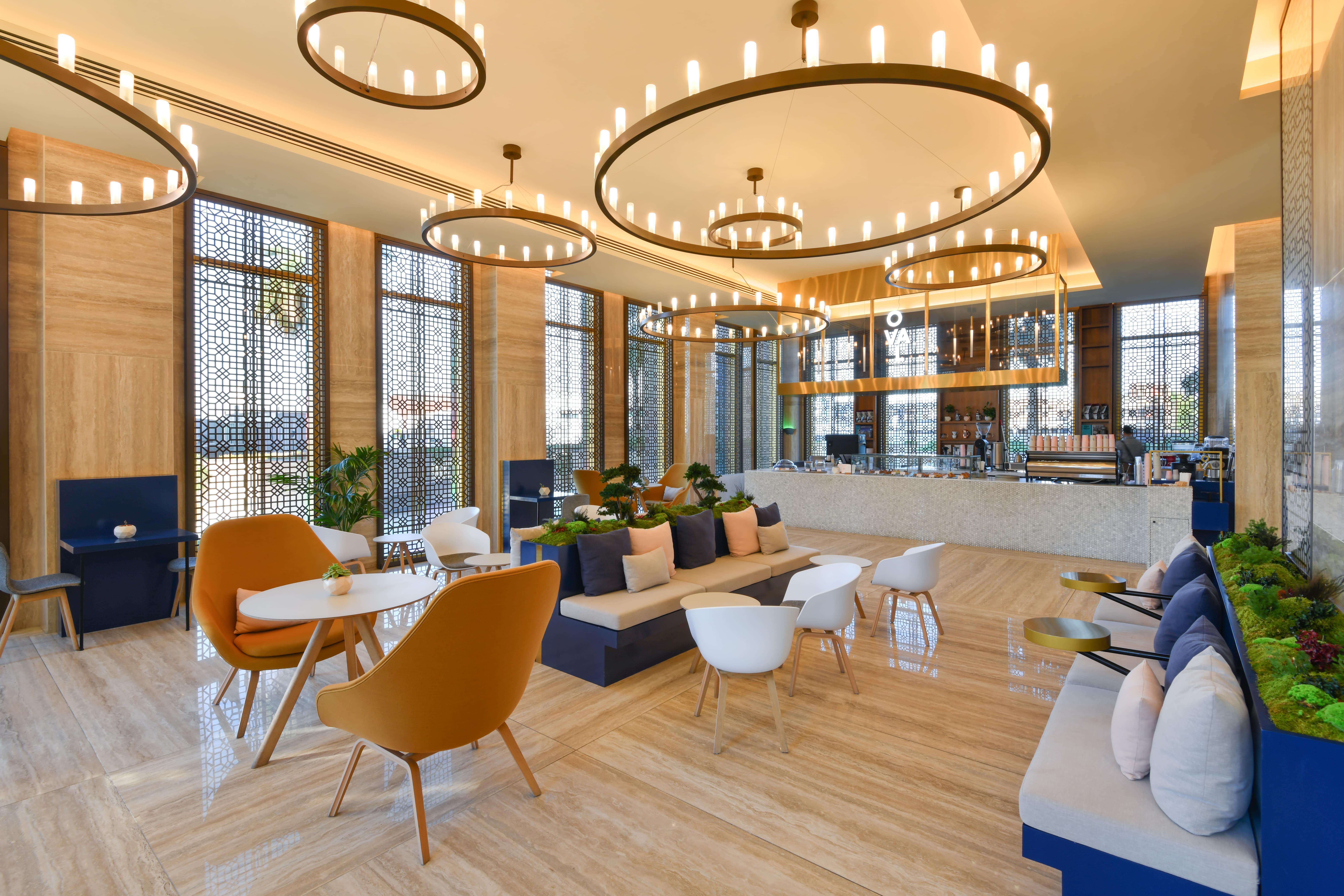 Voco Doha West Bay Suites By Ihg Экстерьер фото The lounge at the airport