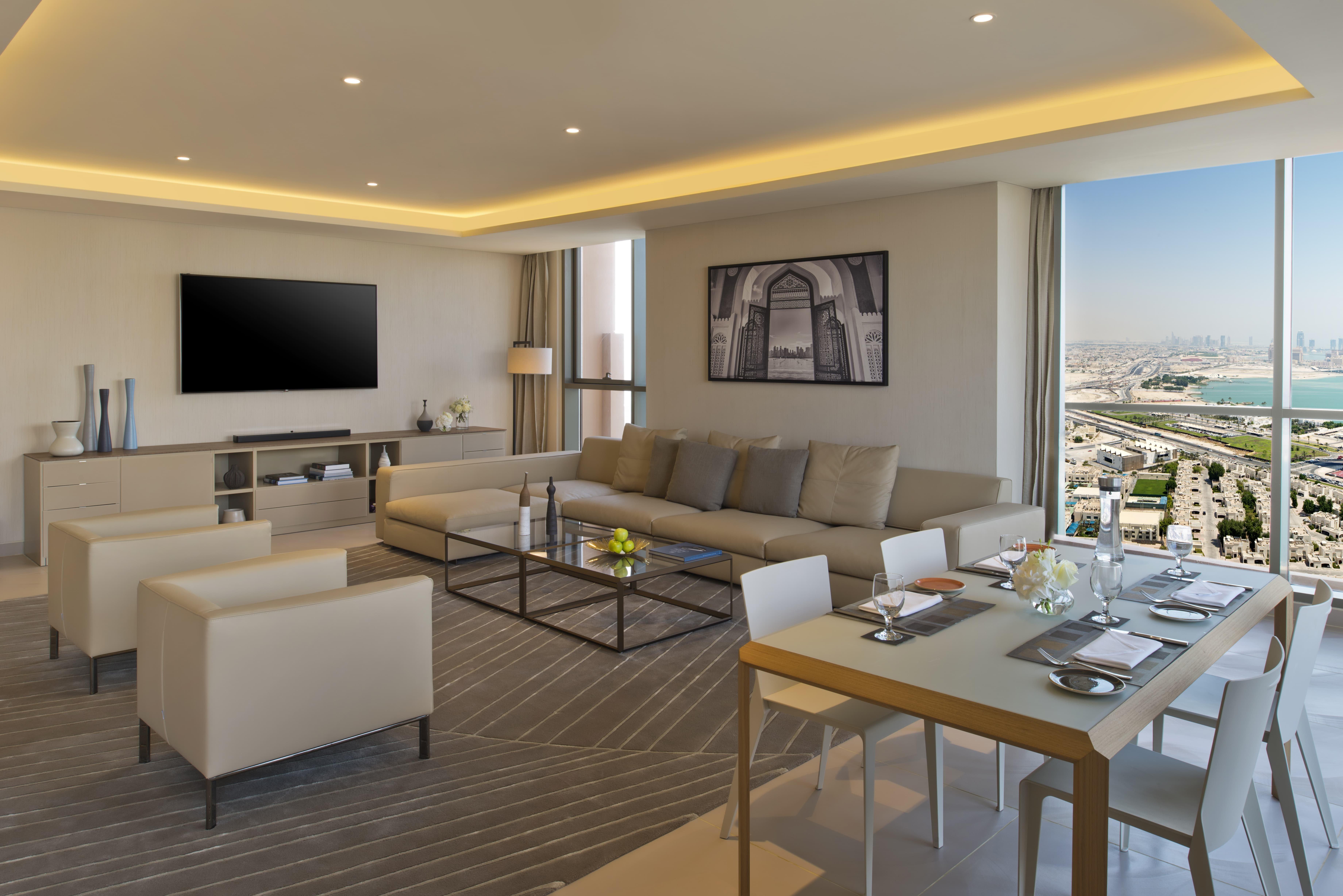 Voco Doha West Bay Suites By Ihg Экстерьер фото A suite at the hotel